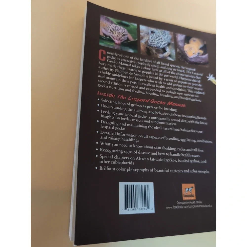 Leopard Gecko Manual :‎ Expert Advice for Keeping and Caring for a Healthy...
